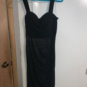 Fashion nova velvet leopard dress